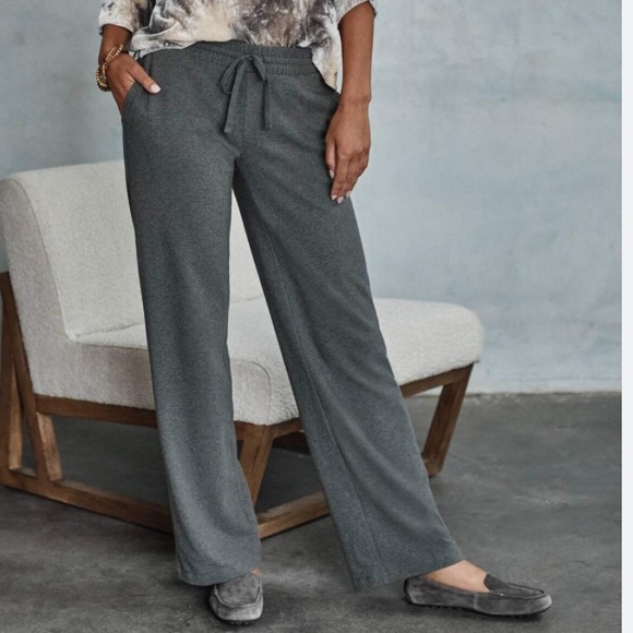 NEW J.JILL LUXE DRAWCORD PANT SIZE:XS IN CHARCOAL - Picture 5 of 5